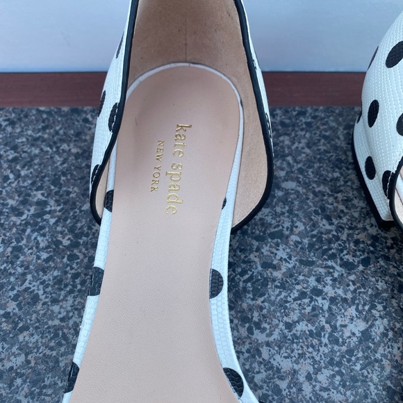 Kate Spade Vervain Polka Dot Pumps Size 9.5B - Picture 5 of 8